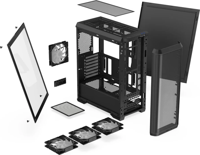 Endorfy SilentiumPC Ventum VT4V Evo TG ARGB, Glasfenster