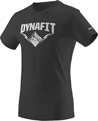 Dynafit Graphic Cotton T-Shirt kurzarm blackout/hardcore (Herren)