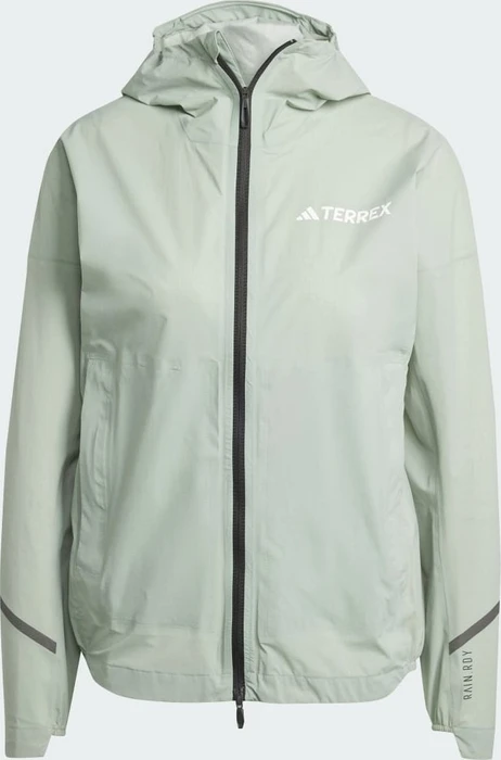 adidas Terrex Xperior 2.5L Light Rain.Rdy Funktionsjacke silver green (Damen)