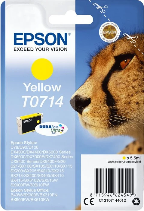 Epson Tinte T0714 gelb