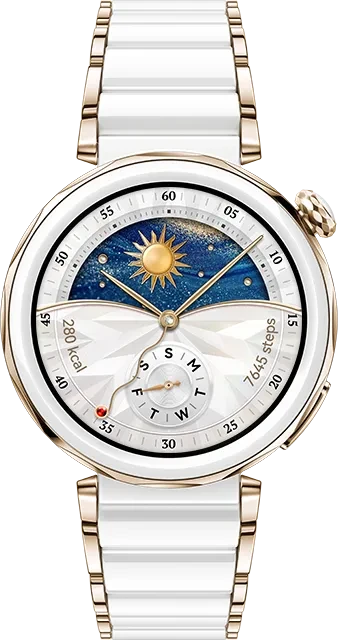 Huawei Watch GT 5 Pro 42mm keramikweiß