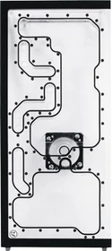 Stealkey Customs Lian Li O11D XL Crosscool Distro-Plate, Verteilerplatte inkl. DDC Adapter