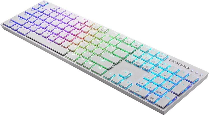 Tesoro Gram XS, weiß, Tesoro Slim RED, USB, DE (TS-G12ULP W (RD))