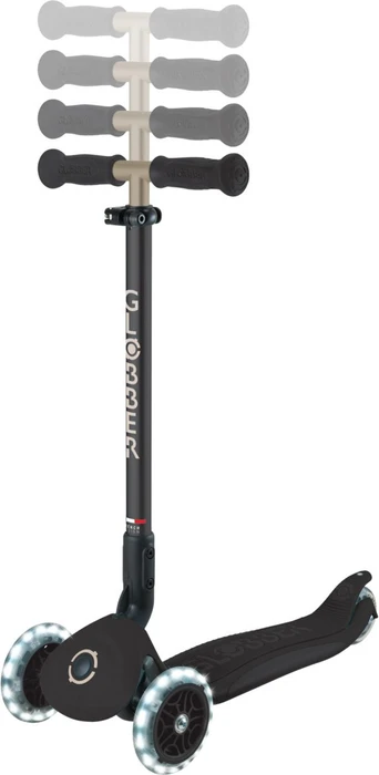 Globber Go Up Deluxe Lights Kickboard schwarz