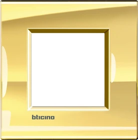 Bticino Livinglight Abdeckrahmen 1-fach, eisgold