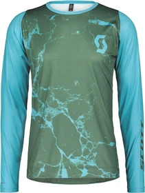 Scott Trail Vertic Trikot langarm nile blue/smoked green (Herren)