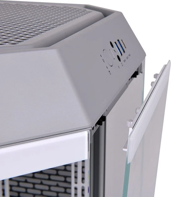 Thermaltake The Tower 300 Limestone, grau/weiß, Glasfenster