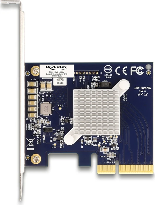 DeLOCK Hailo-8 KI-Beschleuniger, 1x Hailo-8, PCIe 3.0 x4