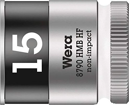 Wera 8790 HMB HF Zyklop Außensechskant Steckschlüssel 3/8", 15x29mm