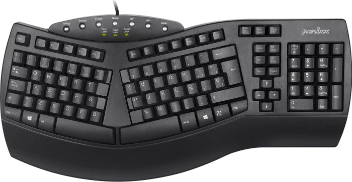 Perixx Periboard-512B, schwarz, USB, ES
