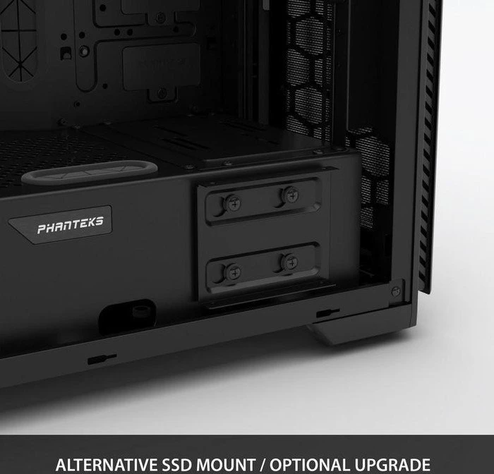Phanteks Enthoo Pro M Tempered Glass schwarz, Glasfenster