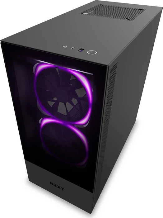 NZXT H510 Elite, schwarz, Glasfenster