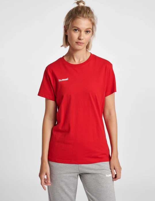 hummel GO Cotton T-Shirt kurzarm true red
