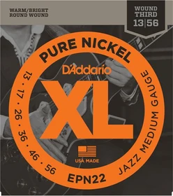 D'Addario XL Pure Nickel Jazz Medium