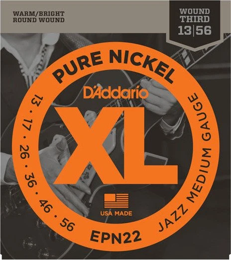 D'Addario XL Pure Nickel Jazz Medium