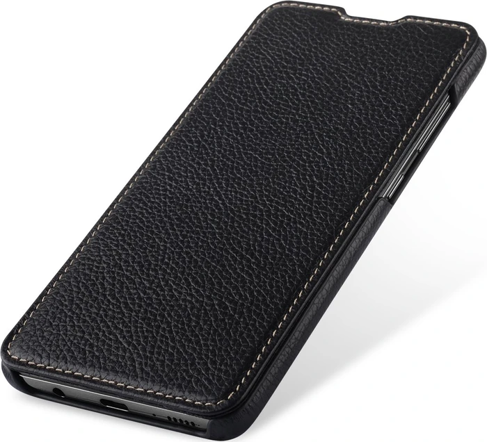 Stilgut Book Type Leather Case für Samsung Galaxy A51 schwarz