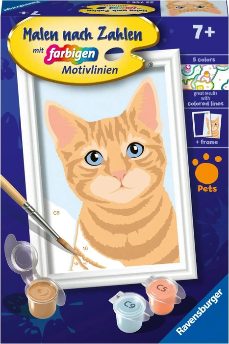 Ravensburger Malen nach Zahlen Niedliche Katze