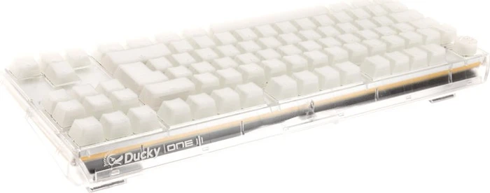 Ducky One 3, Aura White, TKL, LEDs RGB, MX RGB BLUE, USB, DE