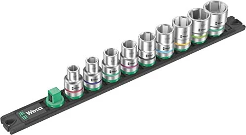 Wera Magnetleiste C Imperial 1 Zyklop Steckschlüsselsatz zöllig, 9-tlg.