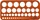 Schneider Standardgraph 45 Kreisschablone, orange (1315F)