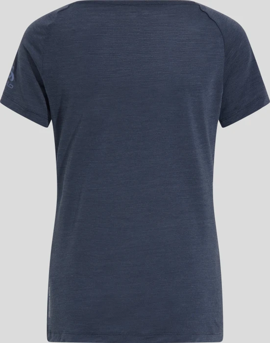 Odlo Ascent Performance 130 Funktionsshirt kurzarm india ink melange (Damen)