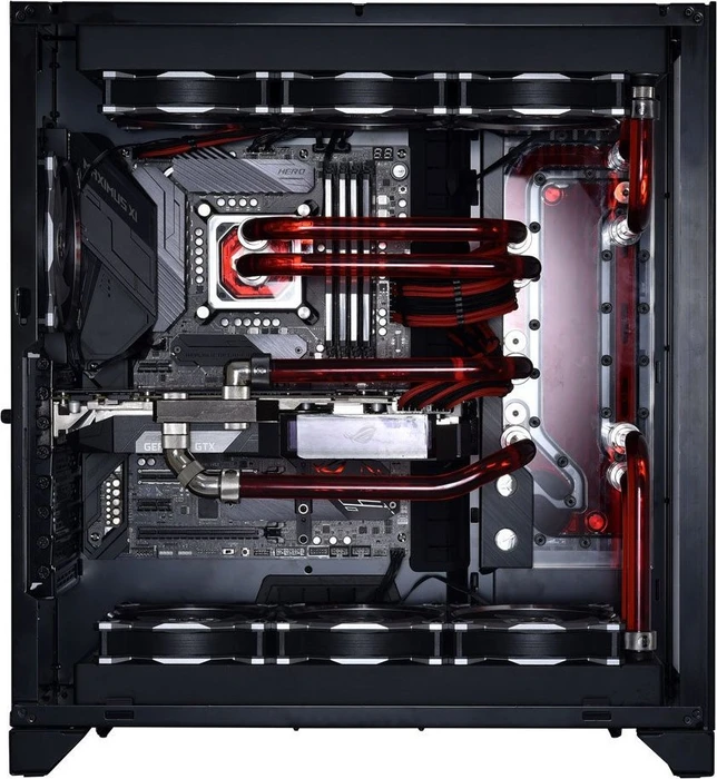 EK Water Blocks Classic Line EK-Classic DP Side PC-O11D G1 D-RGB, Verteilerplatte inkl. DDC 4.2 PWM, ARGB