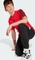 adidas Essentials T-Shirt kurzarm pure ruby/black (Junior) Vorschaubild