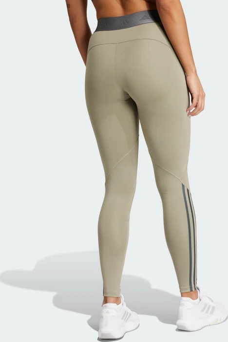 adidas Hyperglam Full-Length Hose lang silver pebble/grey six (Damen)