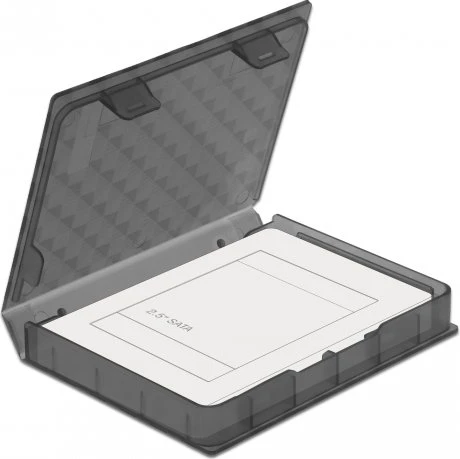 DeLOCK Protection Box for 2.5" HDD, 2.5", schwarz