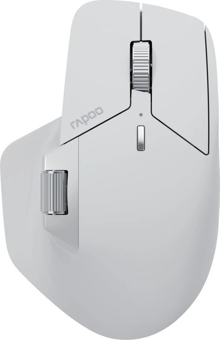 Rapoo MT760L Wireless Multi-mode Mouse grau/weiß, USB/Bluetooth