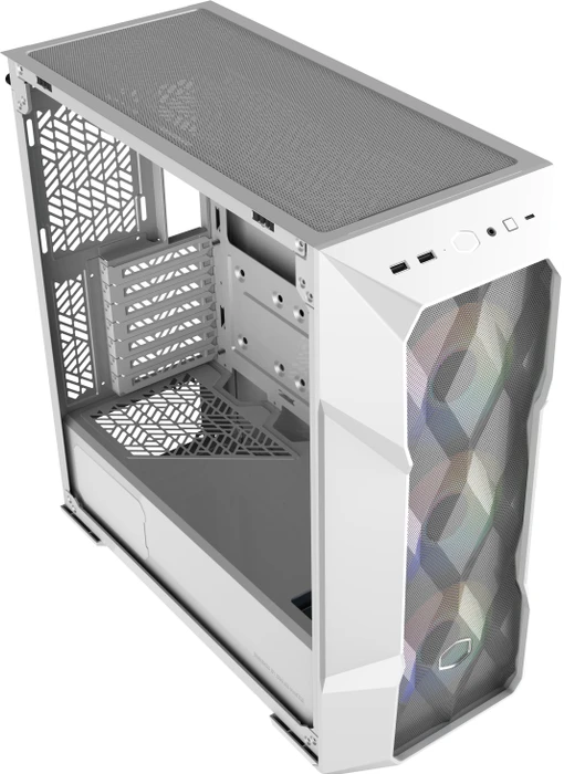 Cooler Master MasterBox TD500 Mesh V2, weiß, Glasfenster