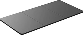 LogiLink 3-geteilte Tischplatte Naturholz 120x60cm schwarz