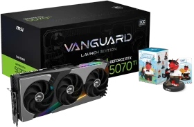 MSI GeForce RTX 5070 Ti 16G Vanguard SOC Launch Edition, G507T-16VGSL, 16GB GDDR7, HDMI, 3x DP