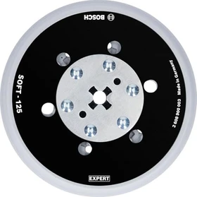 Bosch Professional Expert Multiloch Schleifteller für Exzenterschleifer weich, 125mm, 1 Stück