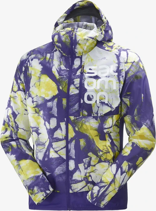 Salomon Bonatti Cross Wind Funktionsjacke deep blue/ao (Herren)