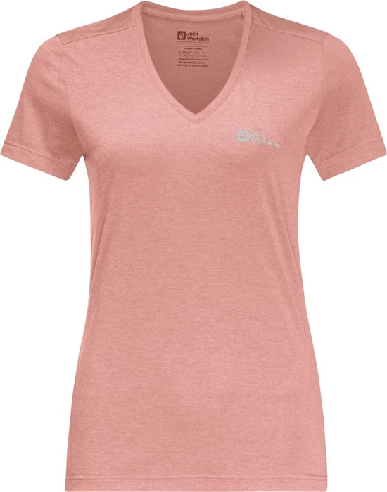 Jack Wolfskin Crosstrail Funktionsshirt kurzarm rose dawn (Damen)