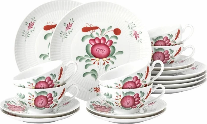 Teeservice Groß ostfriesenrose, 18-tlg.