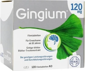 Hexal Gingium 120mg Filmtabletten, 120 Stück