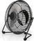 Nedis FNDK1BK15 USB Mini Tischventilator aus Metall 15cm schwarz Vorschaubild
