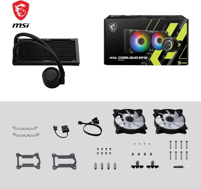 MSI MAG CoreLiquid E240, 240mm