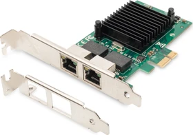 Digitus LAN-Adapter, 2x RJ-45, PCIe x1 (DN-10132)