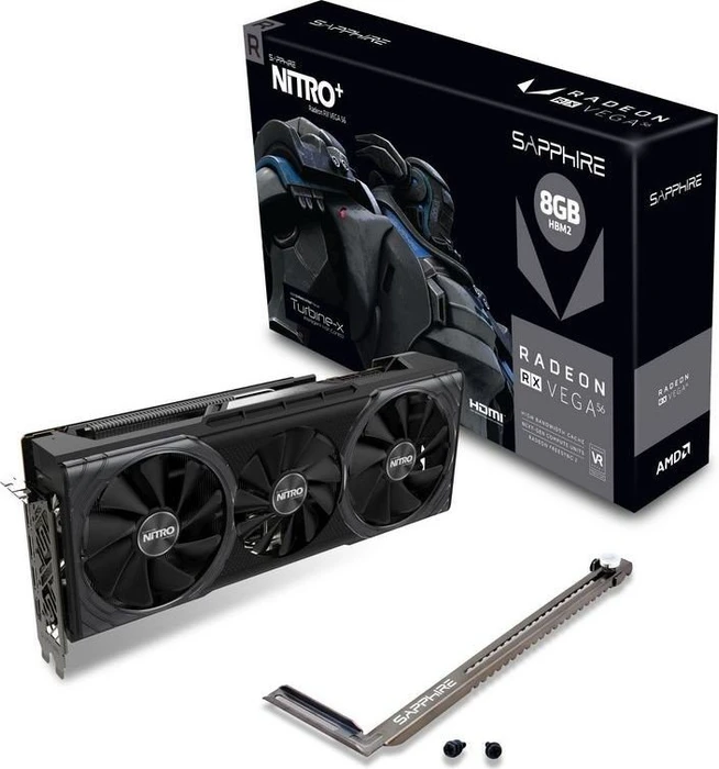 Sapphire Nitro+ Radeon RX Vega 56, 8GB HBM2, 2x HDMI, 2x DP, full retail
