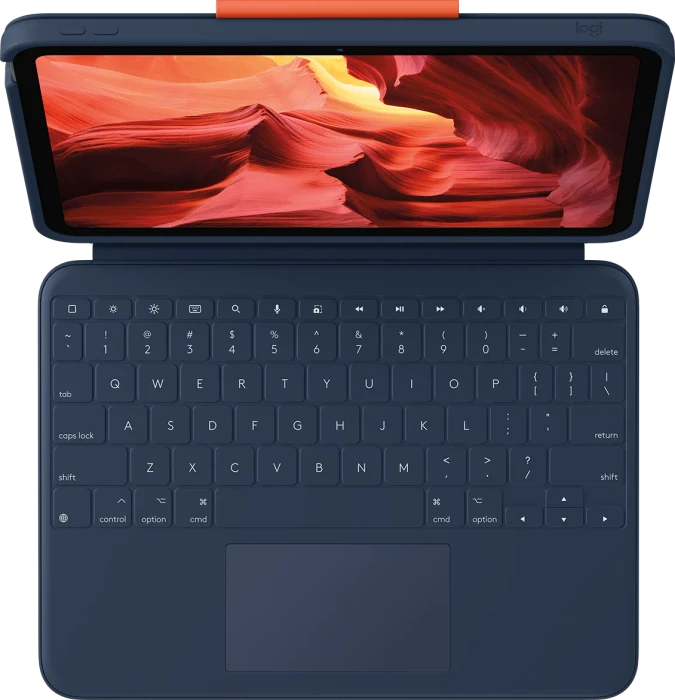 Logitech Rugged Combo 4 Touch für iPad 10, blau, DE