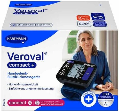 Hartmann Veroval compact+ BPW26 Handgelenk-Blutdruckmessgerät