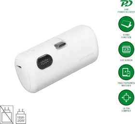 4smarts PicoFold 5000mAh 22.5W weiß