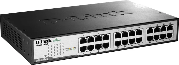 D-Link DGS-1000 Desktop Gigabit Switch, 24x RJ-45