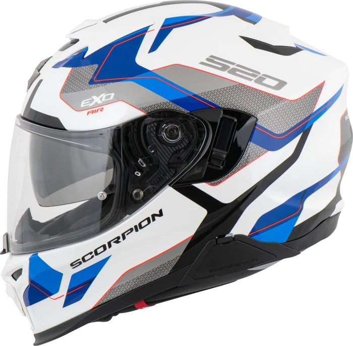 Scorpion EXO-520 Evo Air Elan weiß/blau/grau