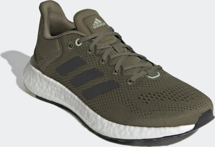 adidas Pureboost 21 focus olive/core black/halo green (Herren)