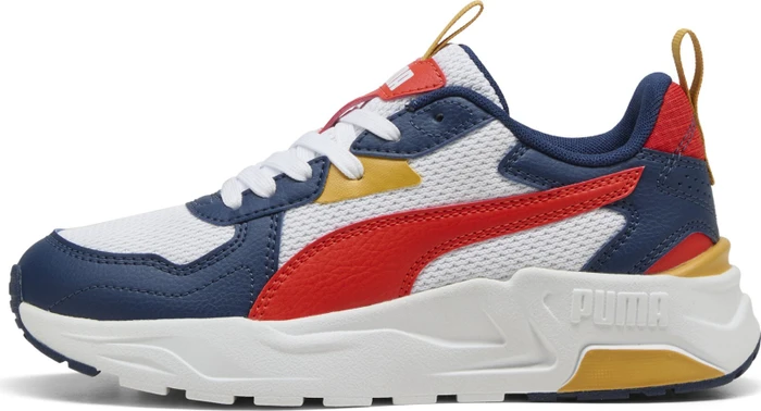 Puma Trinity Lite puma white/fierce red/persian blue (Junior)