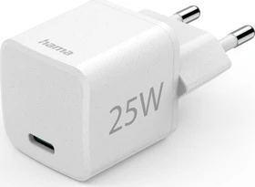 Hama Schnellladegerät Eco USB-C PD 25W weiß